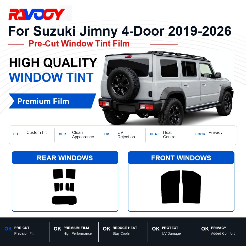 Privacy Screen Protector - Premium Pre-Cut Window Tint For Suzuki