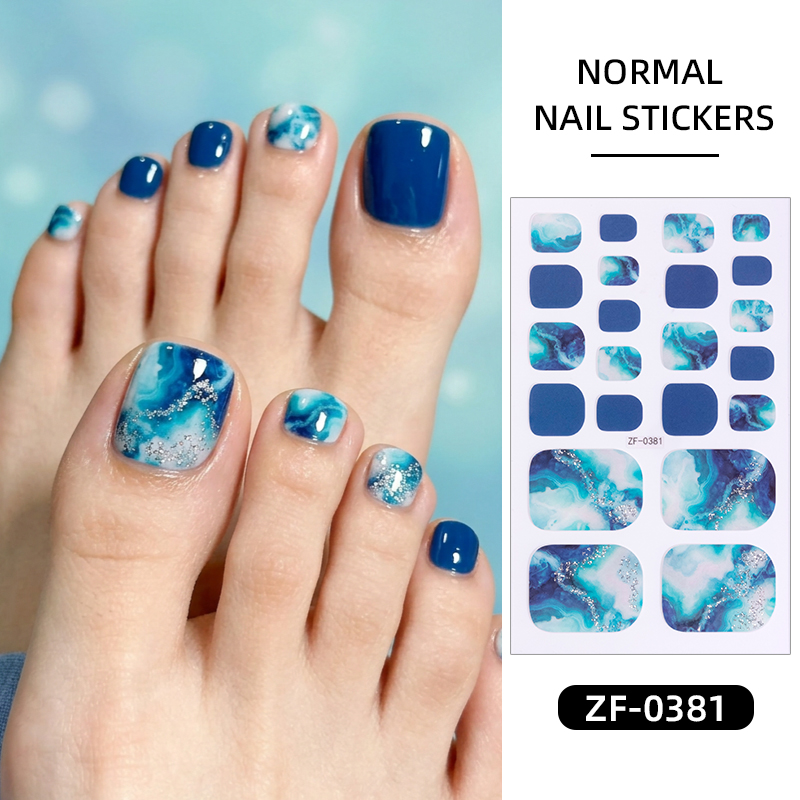 22Tips Gradient Marble Toe Nai - огляд і ціна Full Cover Adhesive