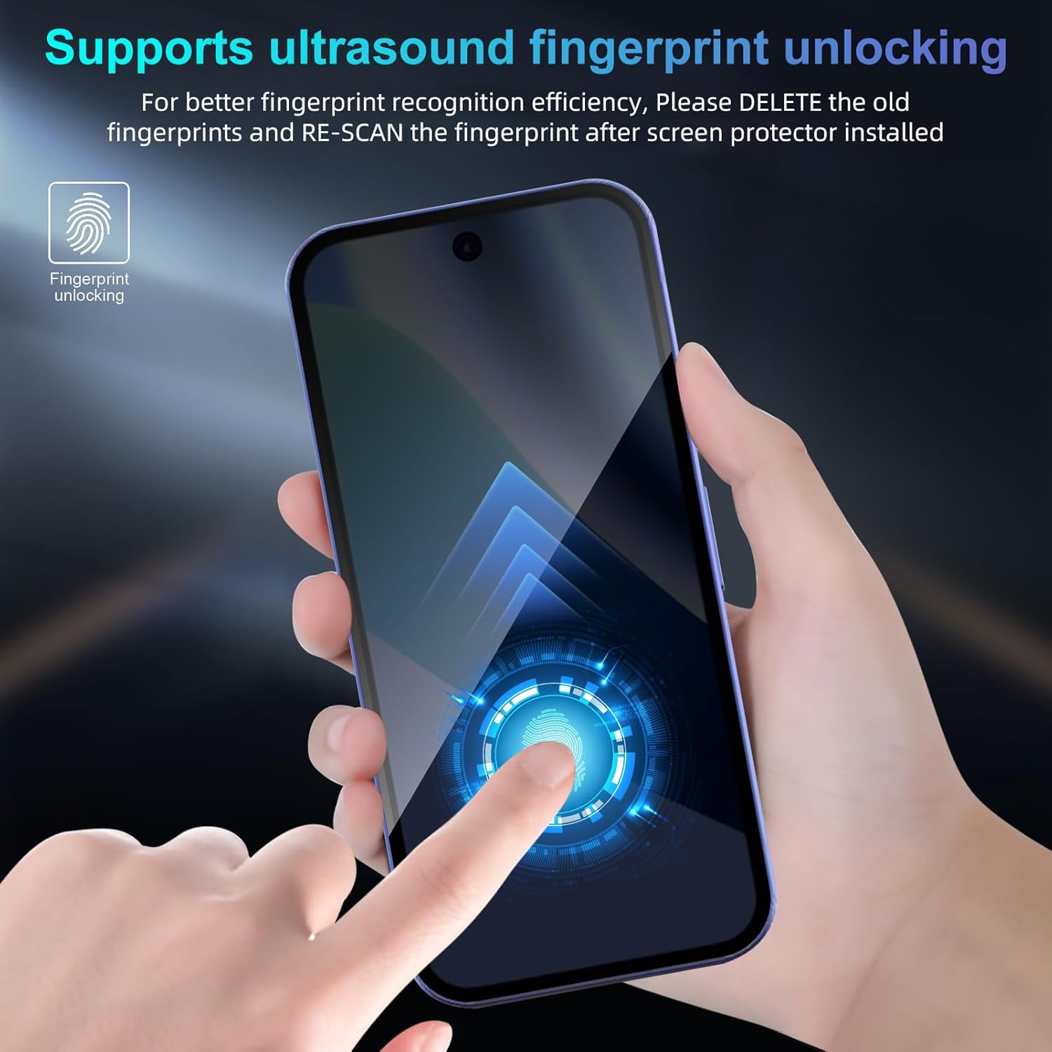 [2 Pack][Fingerprint Unlock Su - огляд і ціна Privacy Filter 2Pack