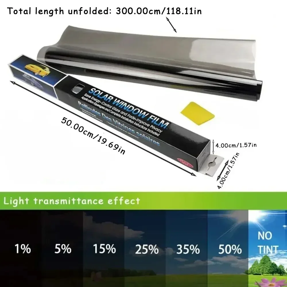 3Mx50CM VLT Black Car Window F - огляд і ціна Glass Protector Auto