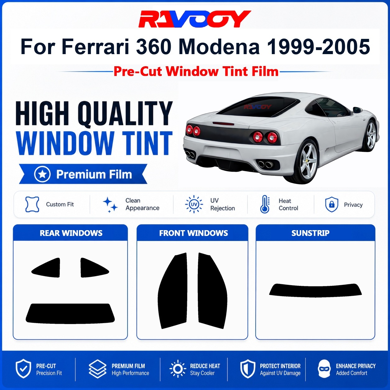 Premium Pre-Cut Window Tint Fo - огляд і ціна Privacy Screen Protector