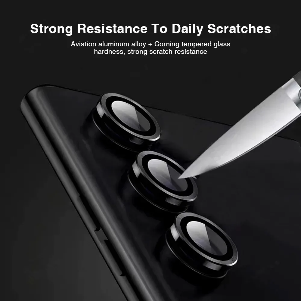 Metal Camera Lens Protector Fo - огляд і ціна Tempered Glass Screen 9H